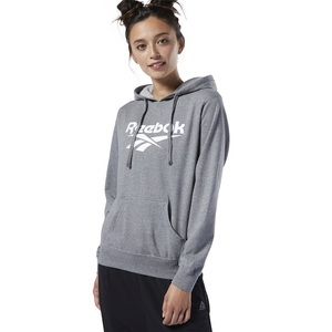 Reebok gray hoodie sweatshirt XS NWT athletic sweater athleisure running sporty
